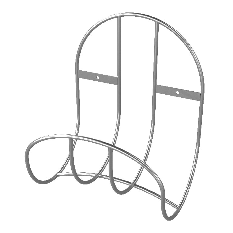 Suport furtun VERVE, otel, 24.5 x 31.5 cm, gri