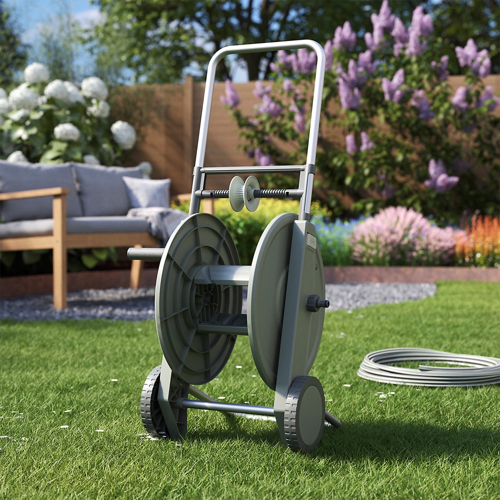 Tambur pentru furtun de gradina VERVE, 1/2, 40m, verde