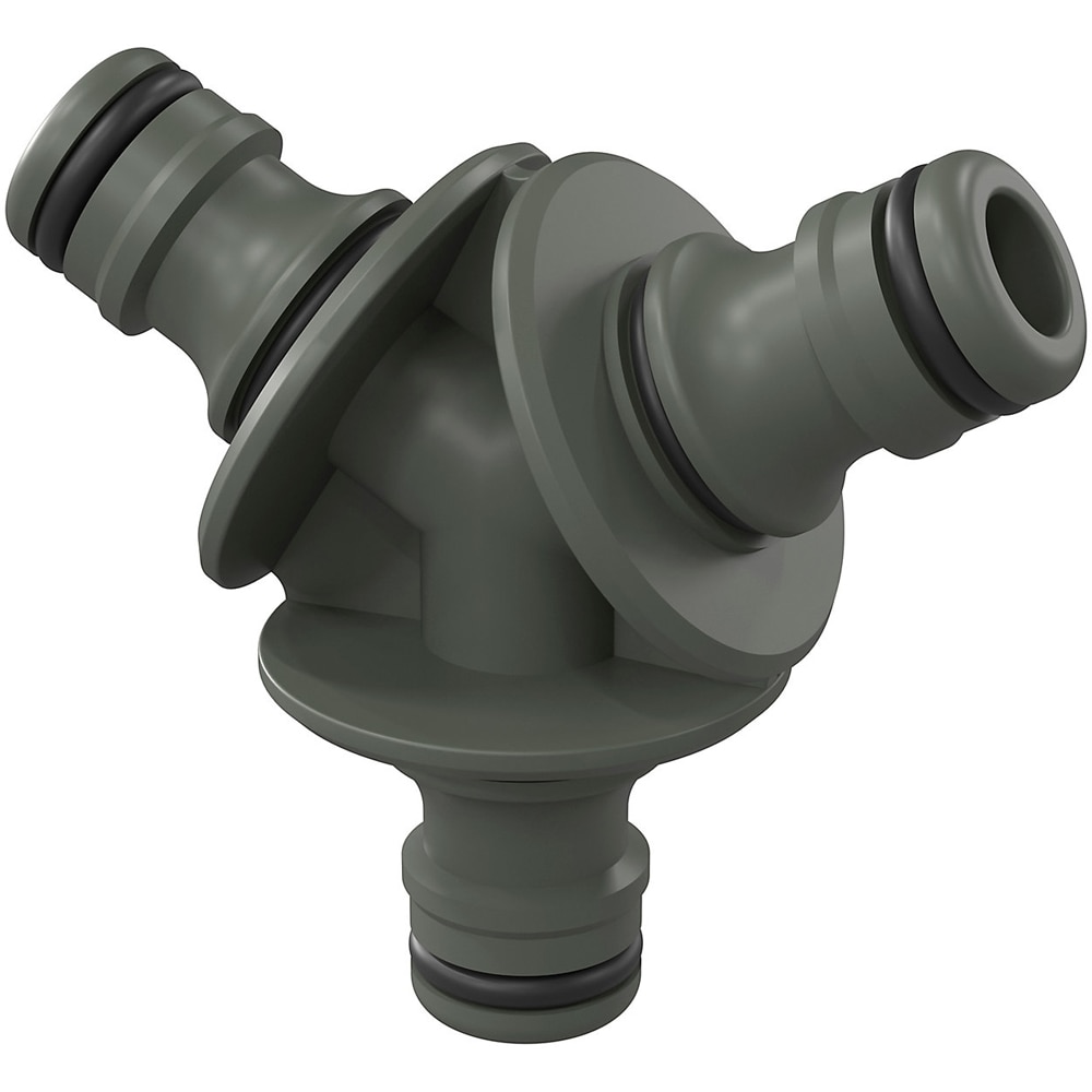 Conector triplu pentru furtun VERVE, verde