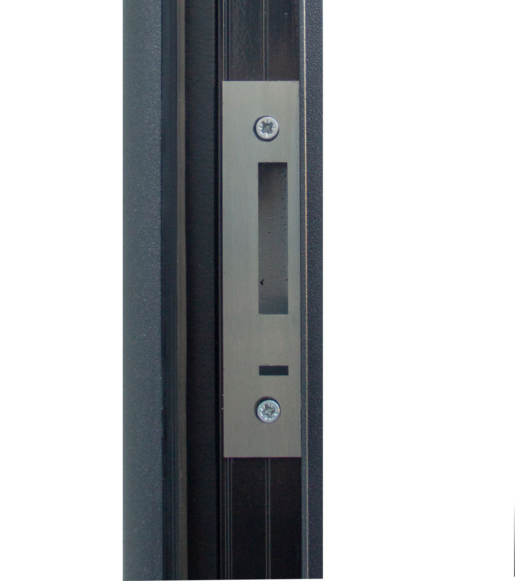 Usa de exterior pentru casa, metalica, nuc,  dreapta, 205 x 88 cm  Fortia Cecina