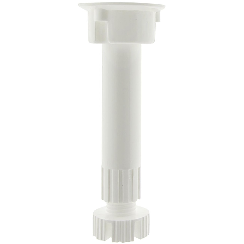 Picior baza mare mobilier, plastic, 28x150 mm, alb, set 4 bucati