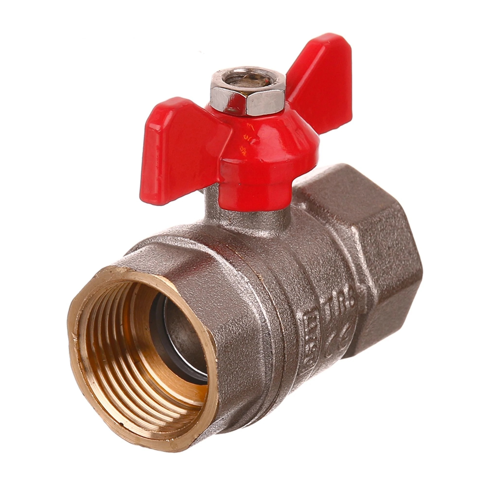 Robinet fluture, racord 1/2, FF