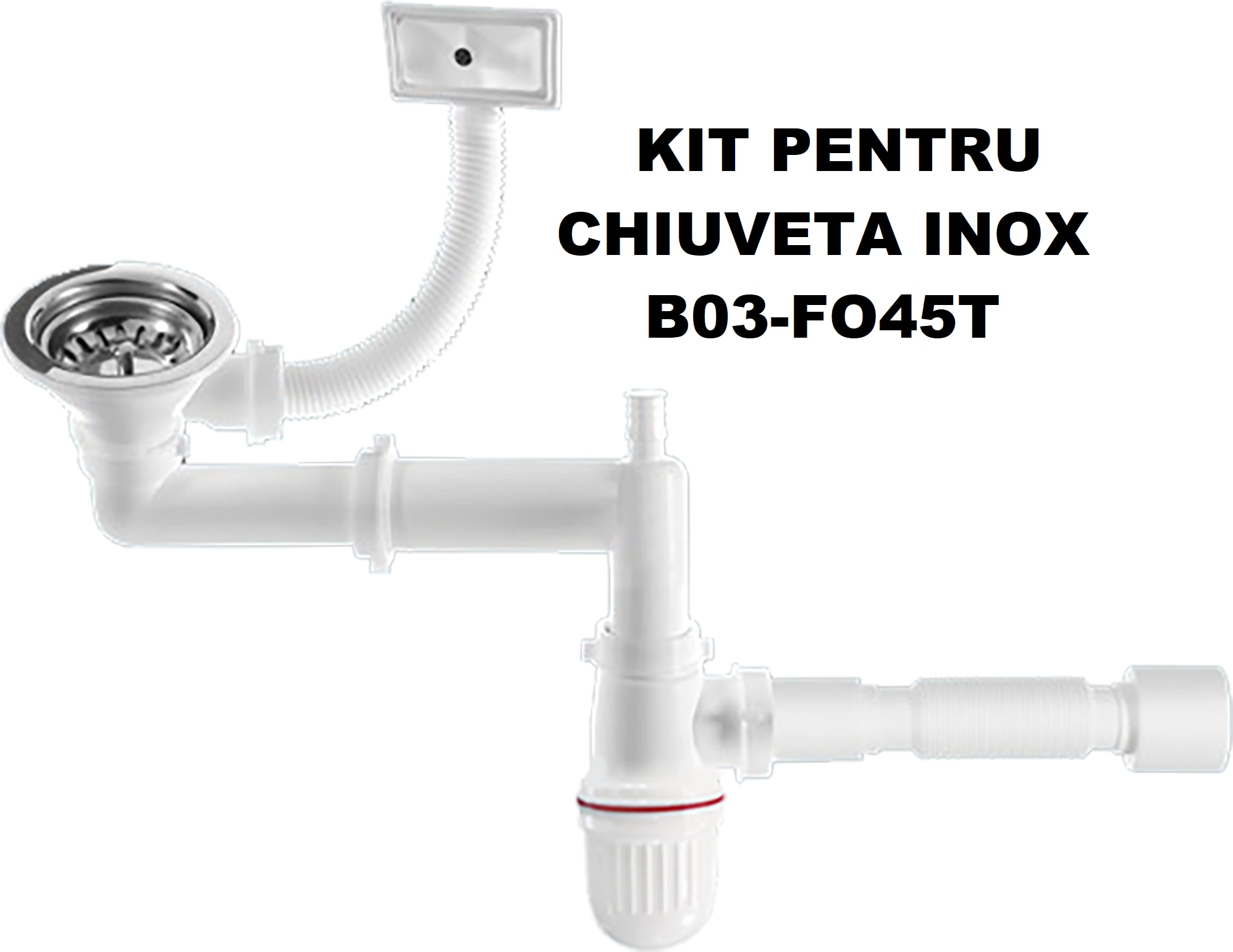 Kit scurgere chiuveta, B03 FO45T