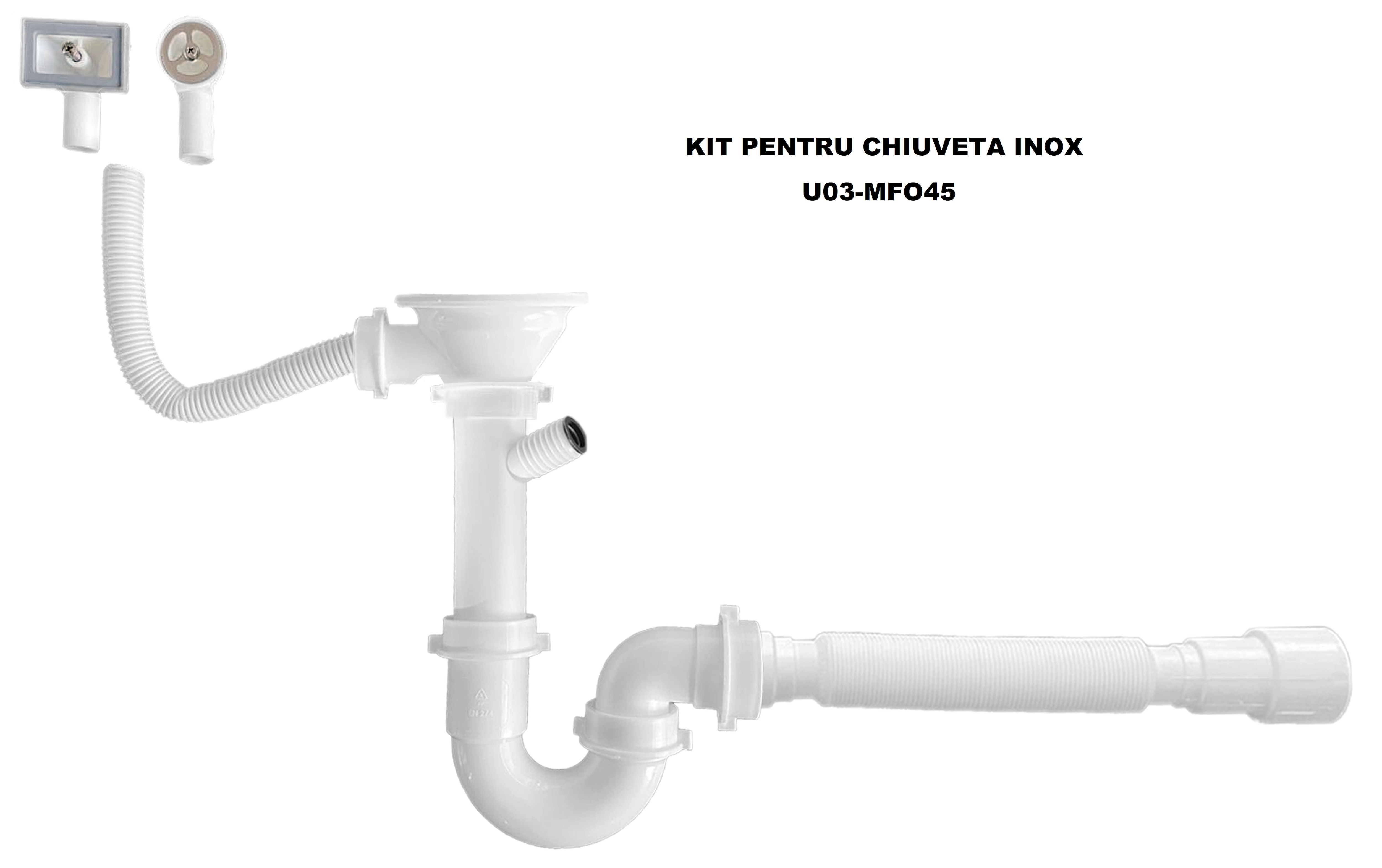 Kit scurgere chiuveta, U03 MFO45