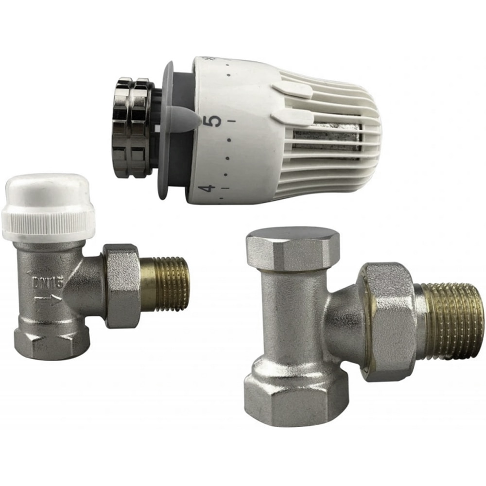 Set robineti si termostat Sanotec, 1/2"