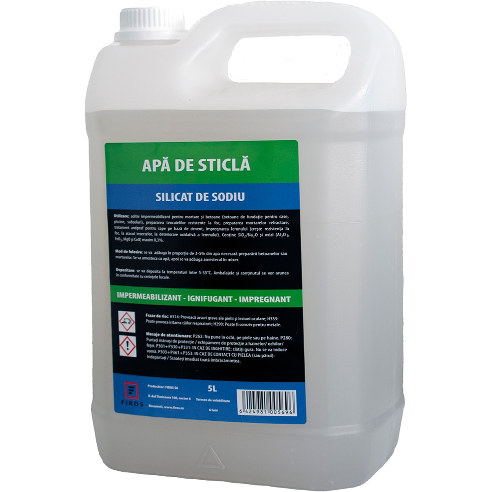 Apa de sticla, silicat de sodiu, 5 kg