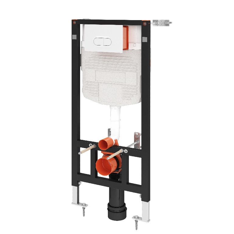 Set rezervor WC incastrat GOODHOME Nissi, 6 l, clapeta actionare, alb