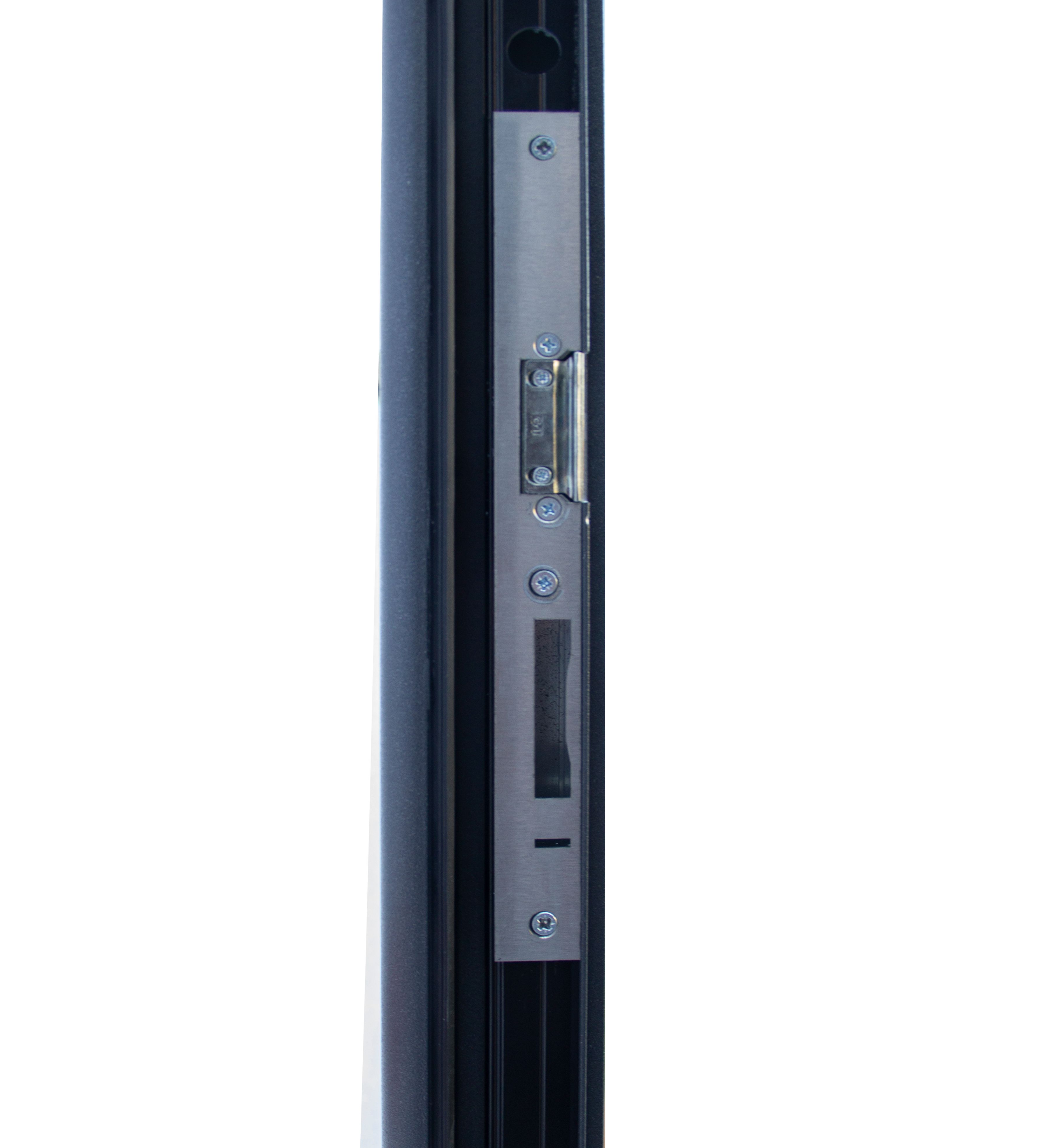 Usa de exterior pentru casa, metalica, gri, dreapta, 205 x 88 cm  Fortia Cecina