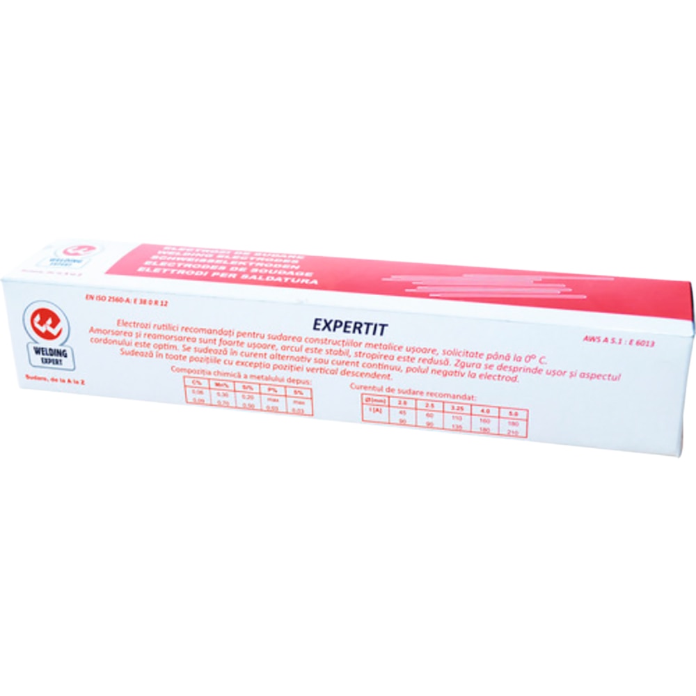 Electrozi rutilici WELDING EXPERT, 2.5 x 350 mm, 2 Kg, negru