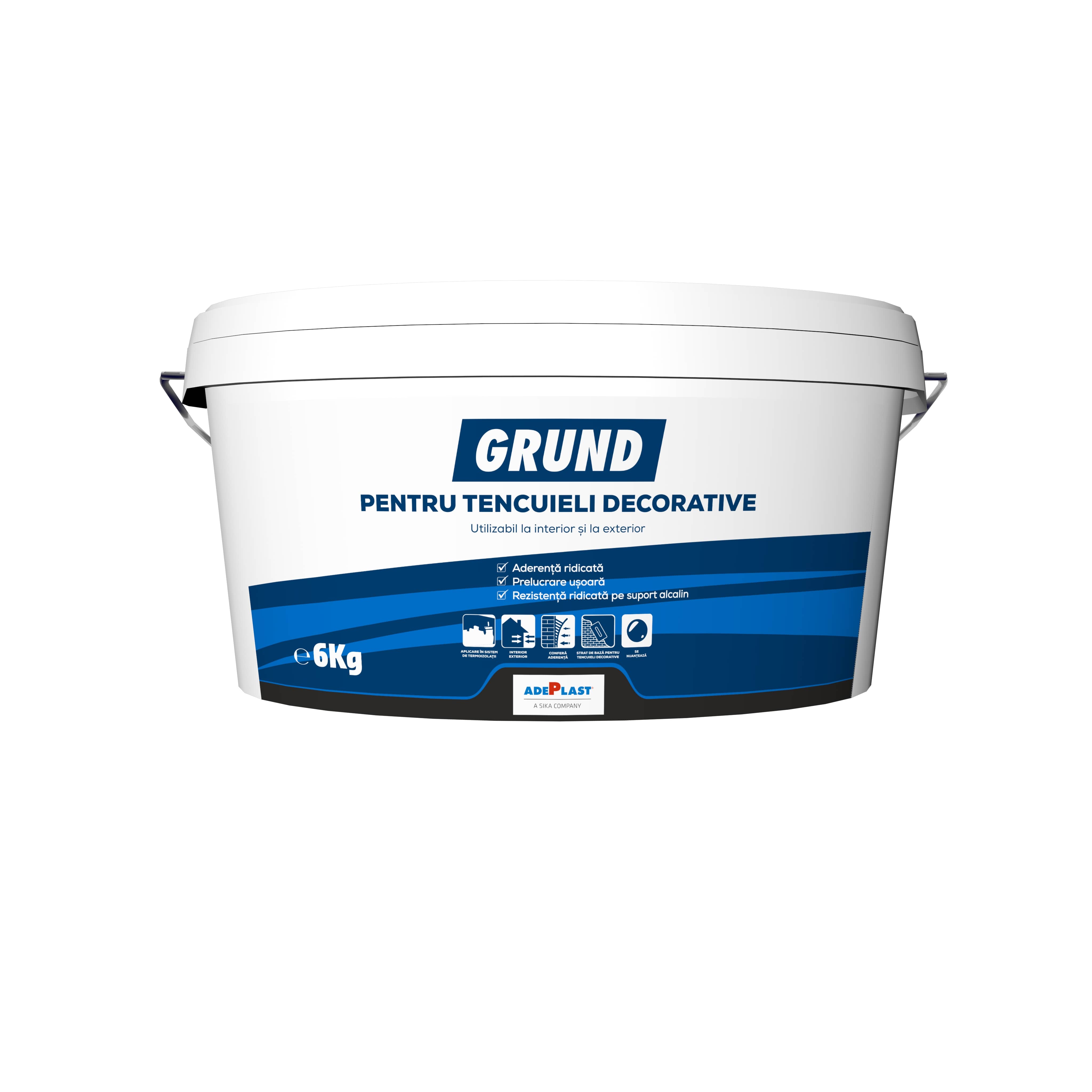 Grund pentru tencuieli decorative, 6 Kg • Adeplast