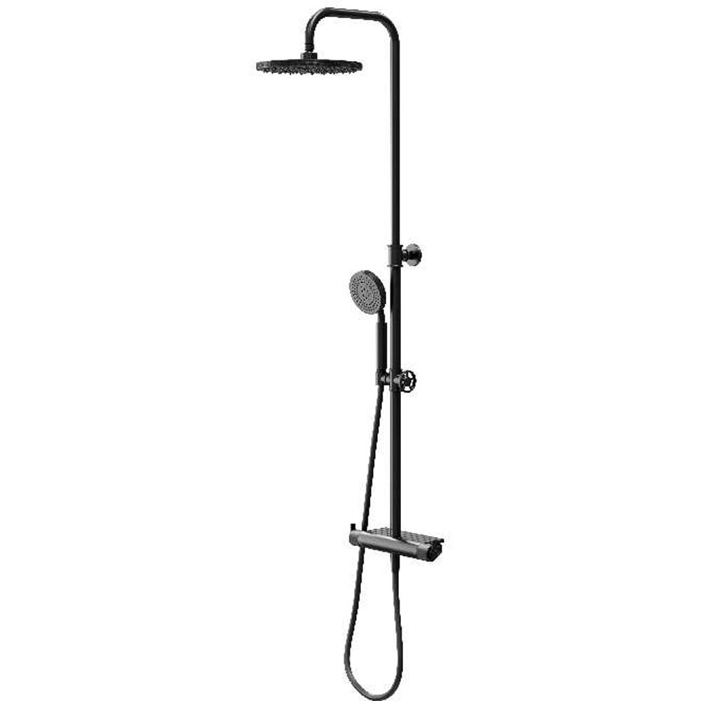 Sistem dus GOODHOME Selenga, termostat, 1 functie, negru