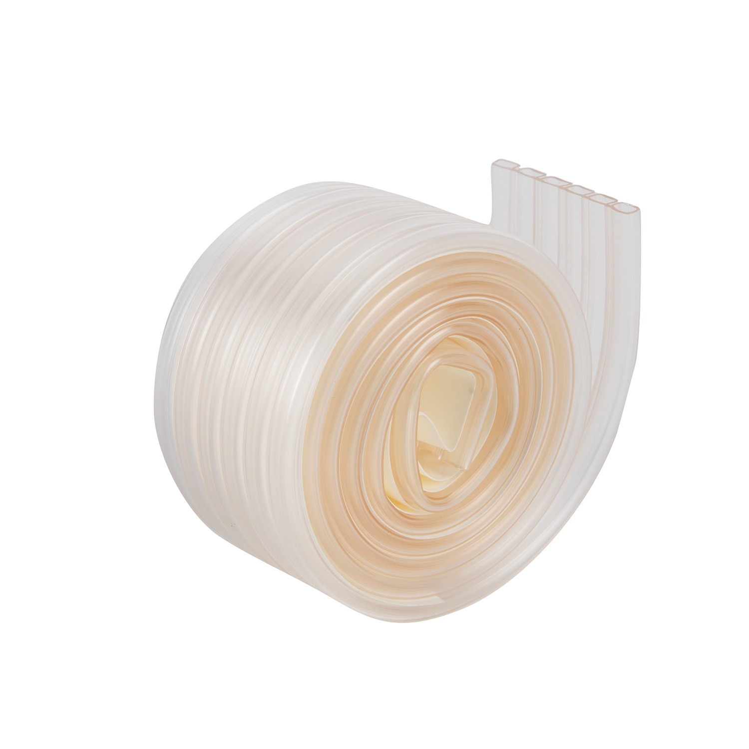 Banda adeziva tubulara protectoare, transparenta