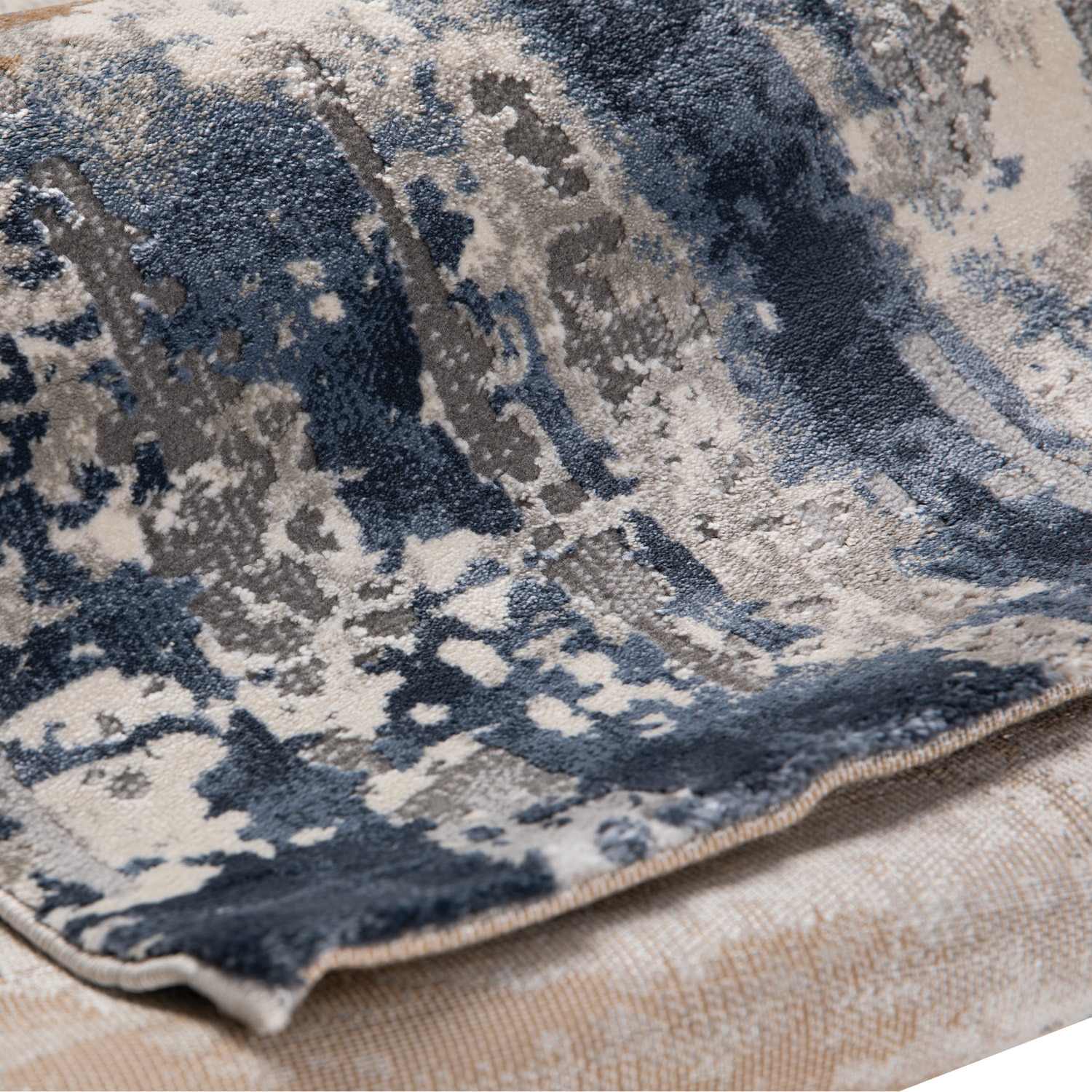 Covor living, albastru, polipropilena, 120 x 180 x 1.1 cm • Karacahan Ametis