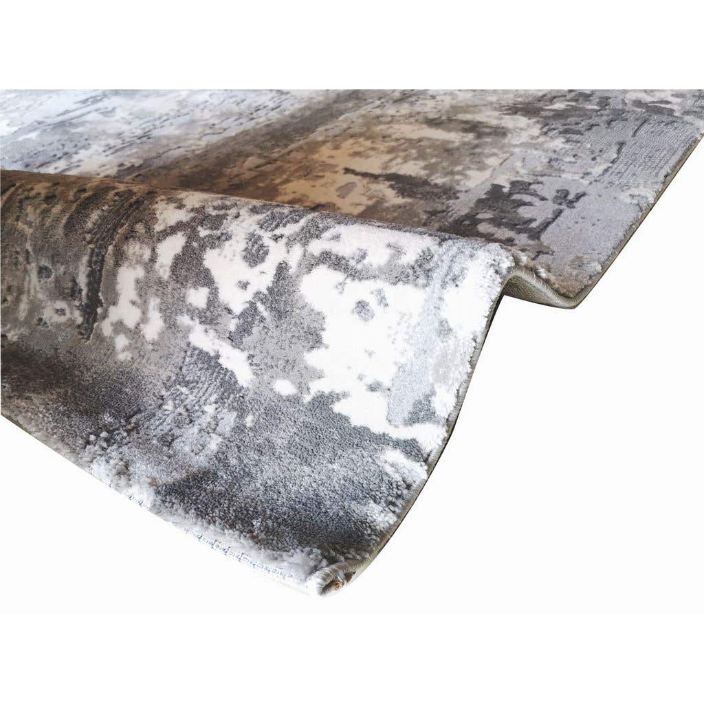 Covor living, gri, polipropilena, 80 x 150 cm • Karacahan Ametis 