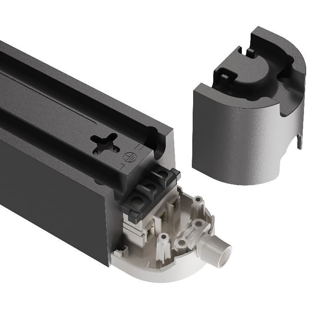 Prelungitor JACOBSEN, 3 prize Schuko, alb/gri