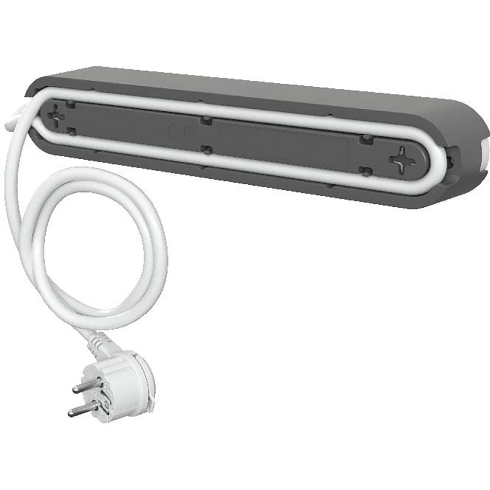 Prelungitor JACOBSEN, 6 prize Schuko, alb/gri