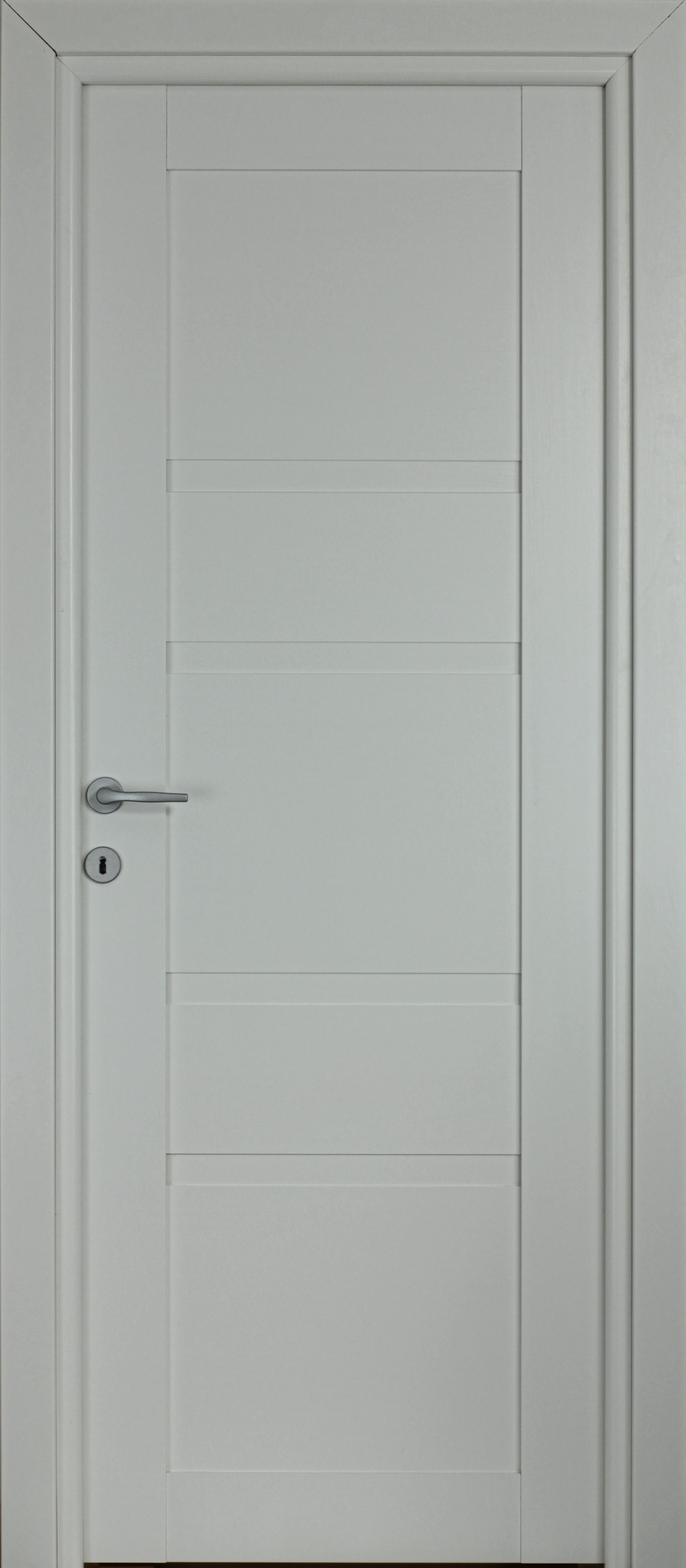 Usa de interior  alb, reversibila, mdf, 203 x 68 cm, toc inclus  Bella