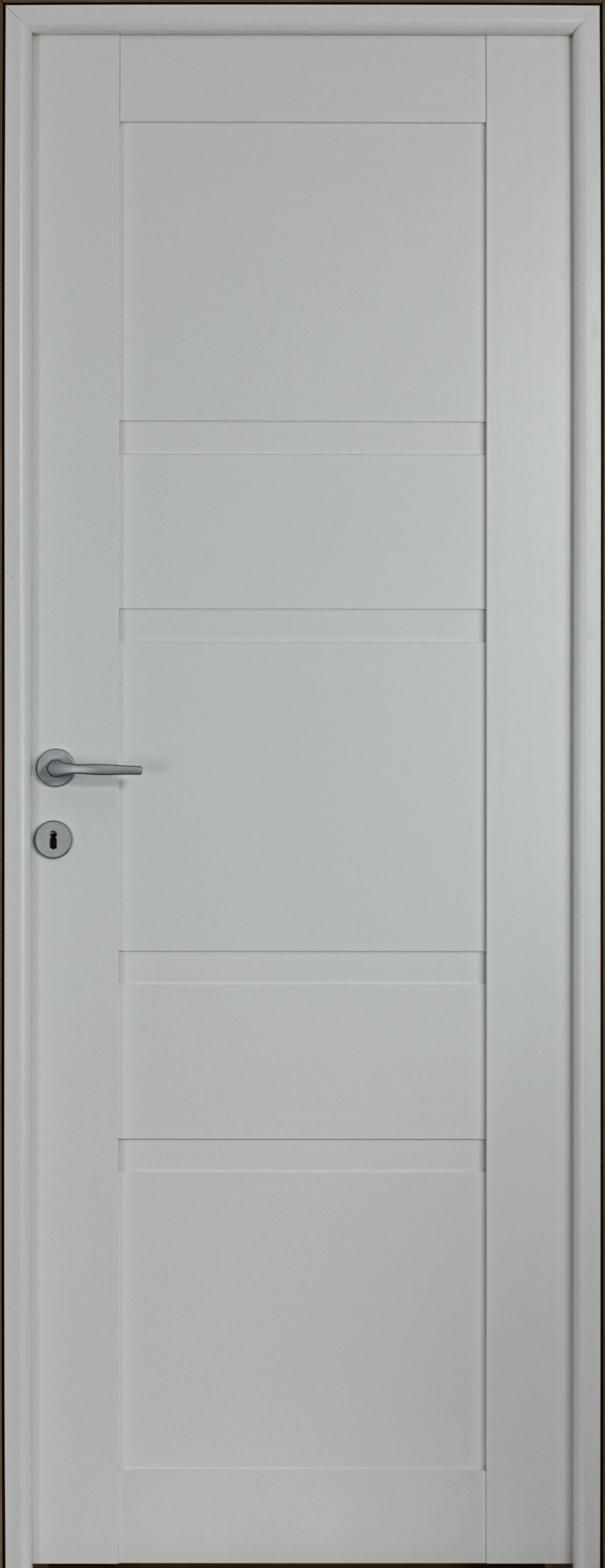 Usa de interior  alb, reversibila, mdf, 203 x 88 cm, toc inclus  Bella