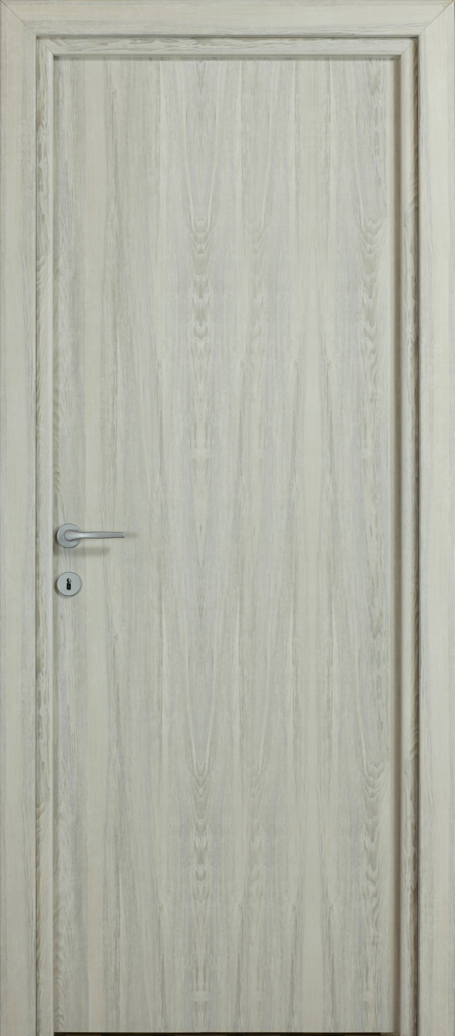 Usa de interior fara geam, gri, reversibila, mdf, 203 x 88 cm, toc inclus • Karpat