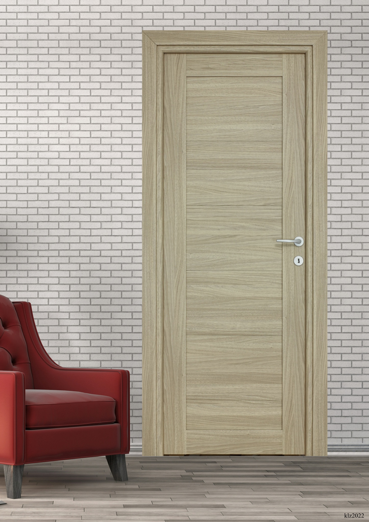 Usa de interior  maro, reversibila, mdf, 203 x 78 cm, toc inclus • Trame