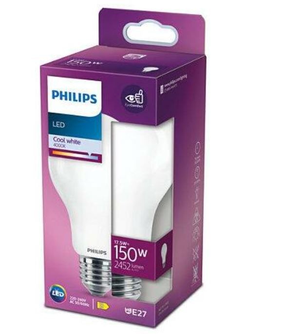 Bec LED, clasic, E27, 17.5 W A67 • Philips