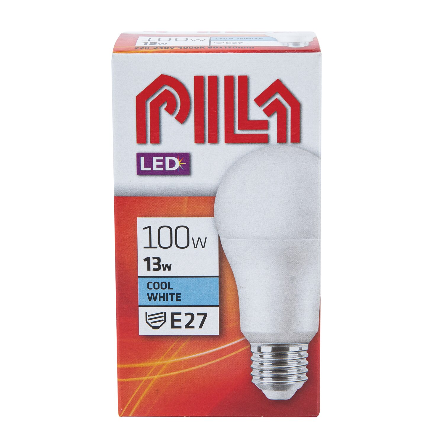 Bec LED, E27, 13 W, A65 • Pila