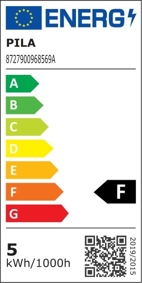 Bec LED, E27, 5.5 W, A60 • Pila