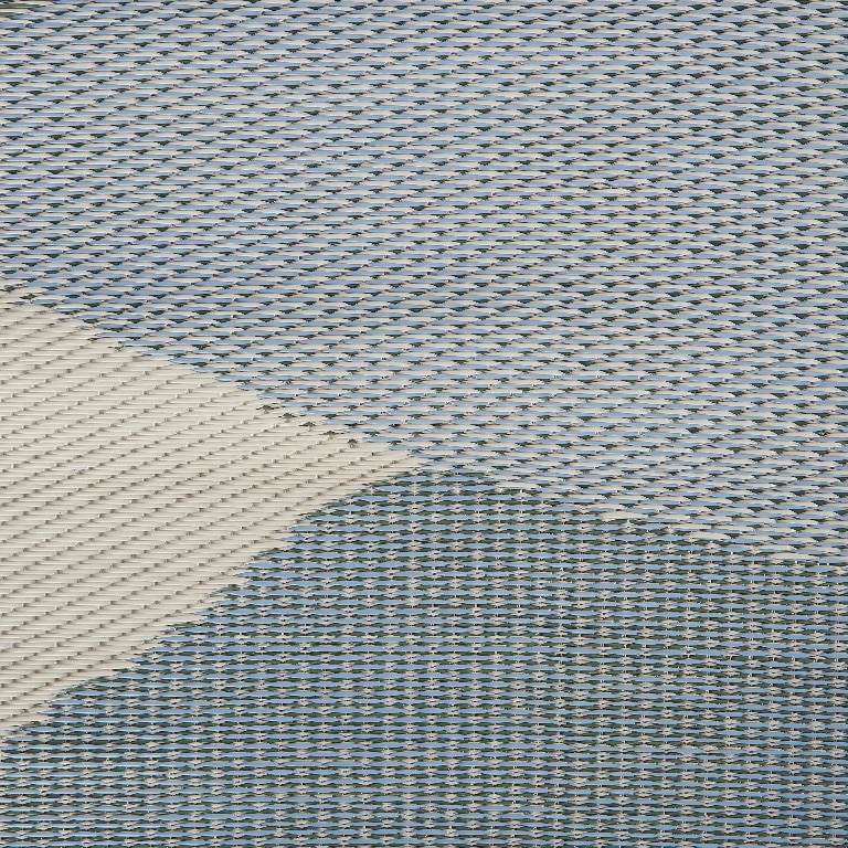 Covor cu peisaj, albastru/gri, polipropilena, 170 x 120 cm • GoodHome Malaita