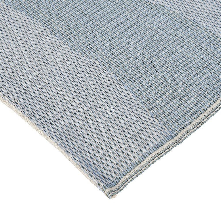 Covor cu peisaj, albastru/gri, polipropilena, 170 x 120 cm • GoodHome Malaita