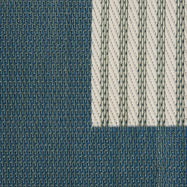 Covor exterior, albastru/verde, polipropilena, 170 x 120 cm • GoodHome Malaita