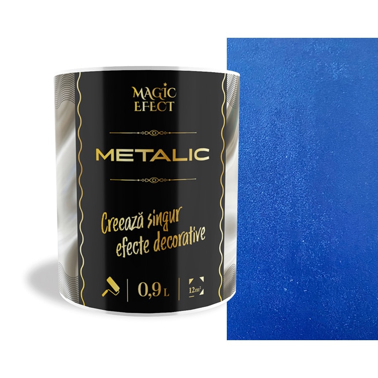 Vopsea albastra, 07, 0.9L, Magic Efect Metalic