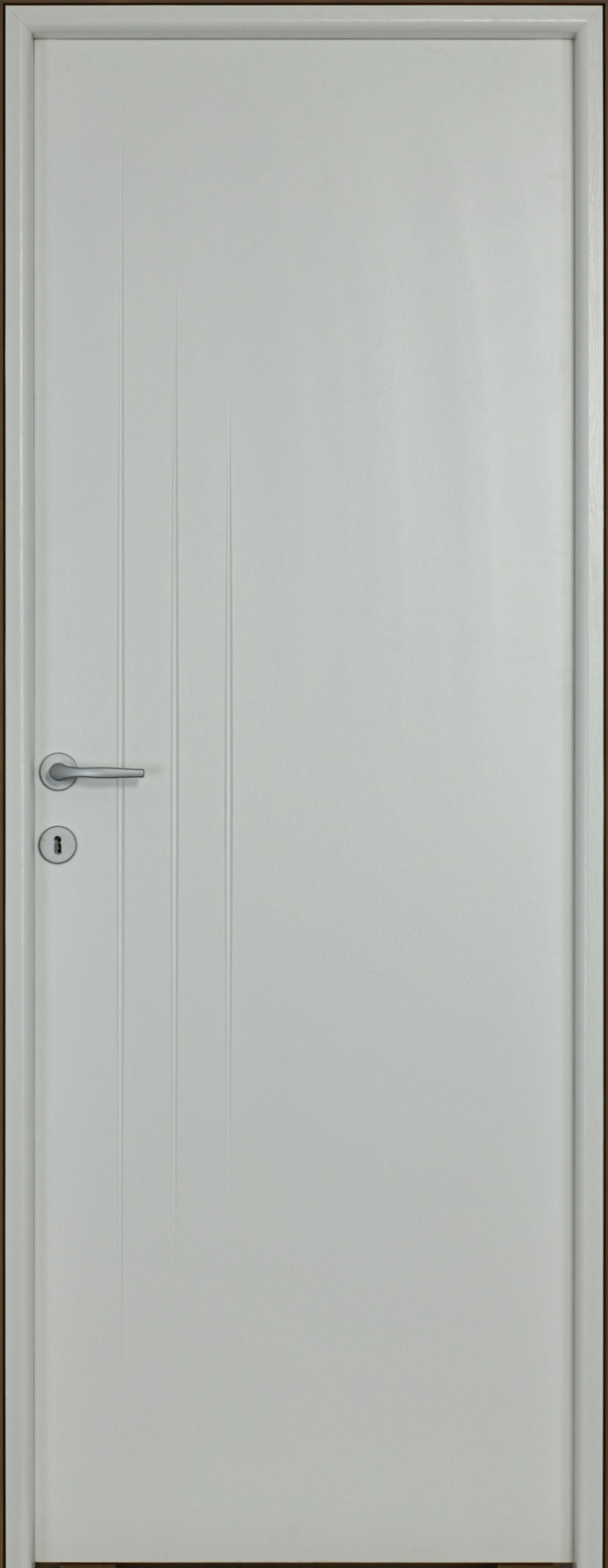 Usa de interior  alb, reversibila, mdf, 203 x 88 cm, toc inclus  Three Lines