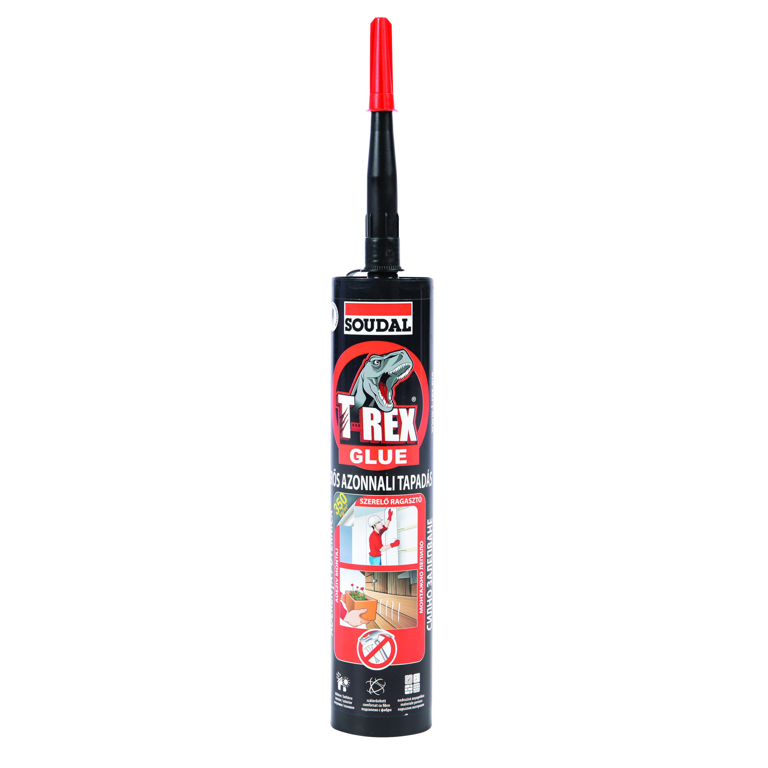 Adeziv universal, transparent, 380 g • Soudal T-Rex