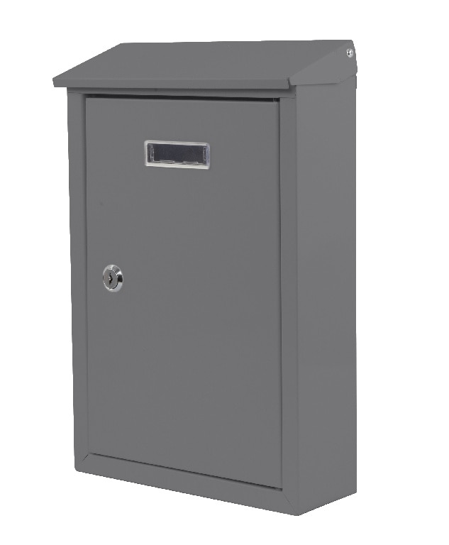 Cutie posta SMITH AND LOCKE, Inchidere cheie, 90 x 238 x 355mm, gri