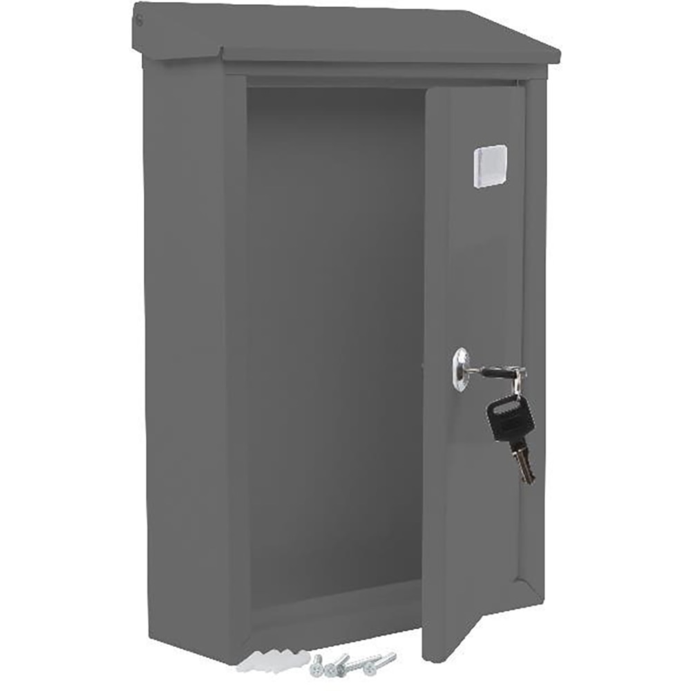 Cutie posta SMITH AND LOCKE, Inchidere cheie, 90 x 238 x 355mm, gri