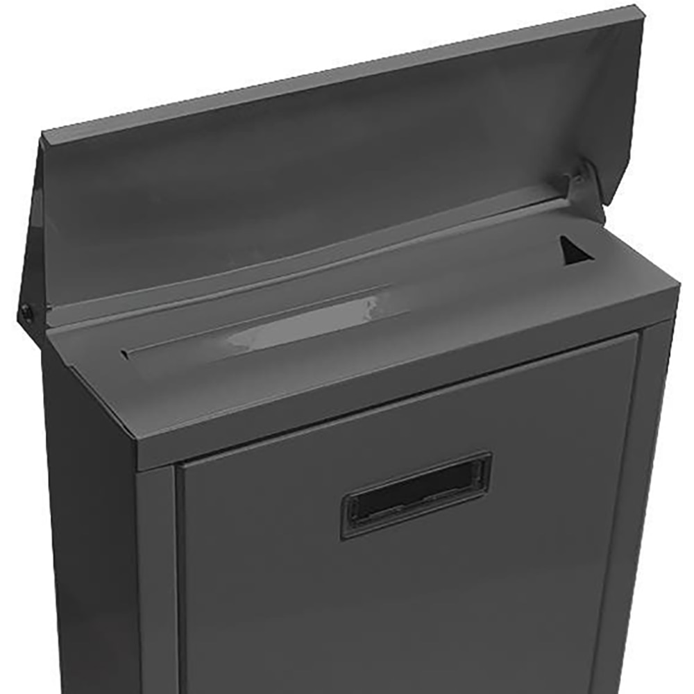 Cutie posta SMITH AND LOCKE, Inchidere cheie, 90 x 238 x 355mm, gri