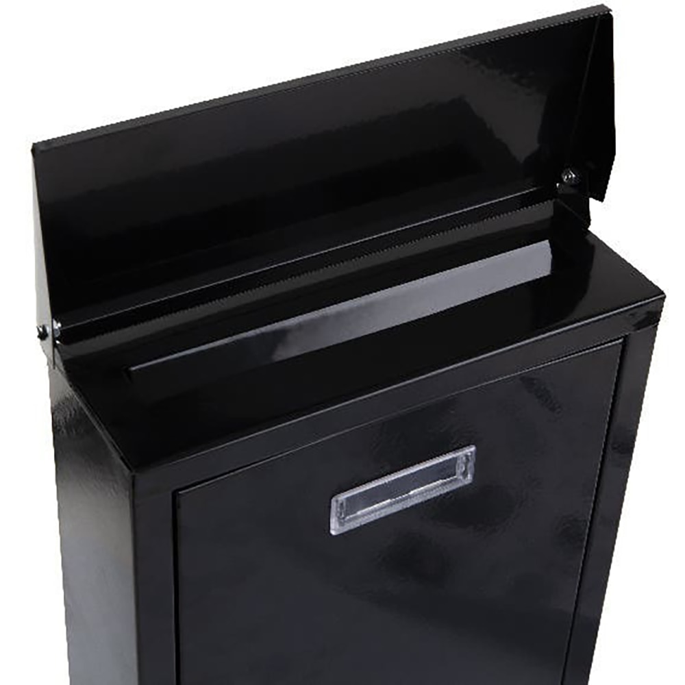 Cutie posta SMITH AND LOCKE, Inchidere cheie, 90 x 238 x 355mm, negru