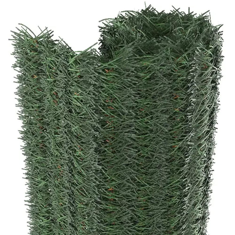 Gard artificial 3 culori KLIKSTROM, 30 x 10cm, PVC, verde