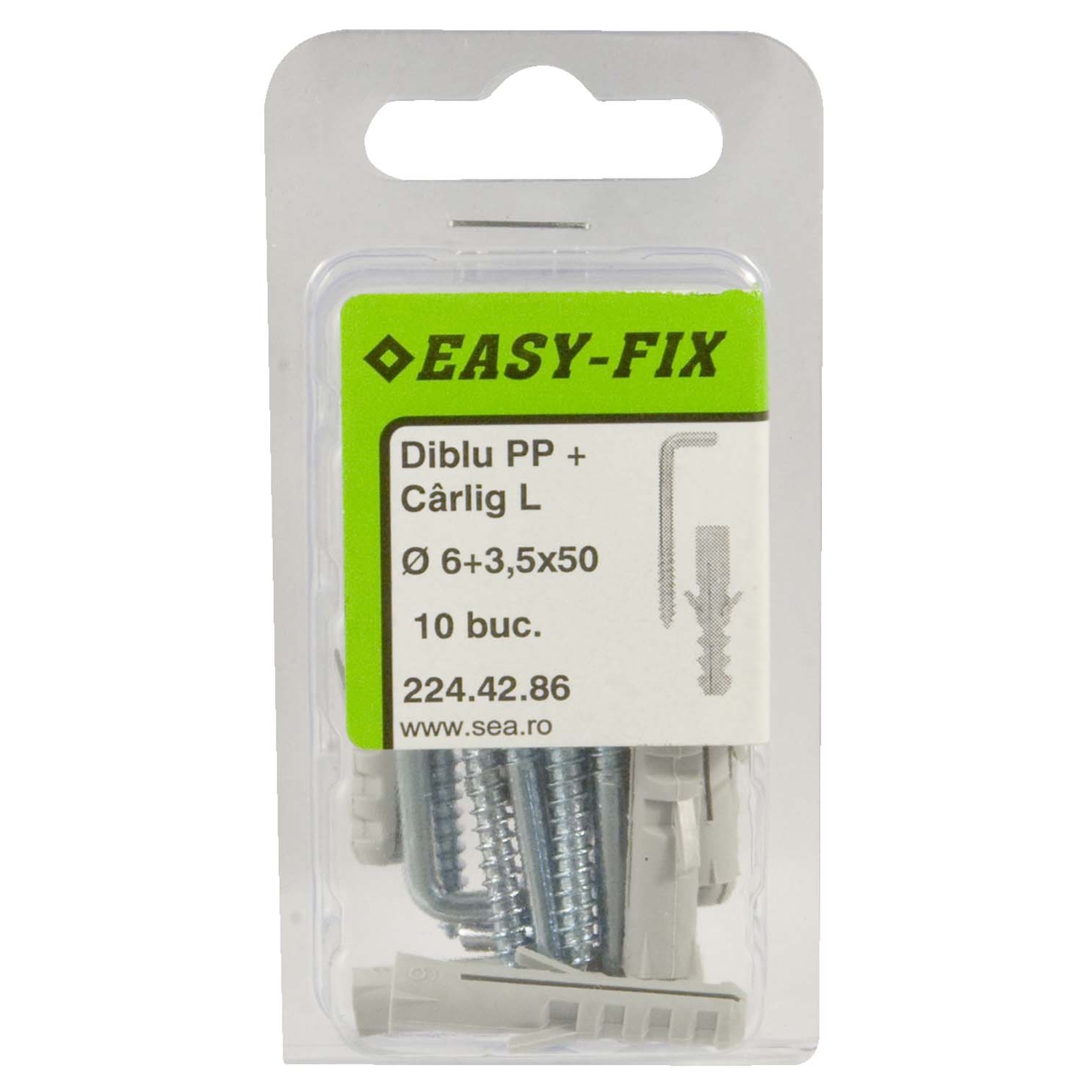 Be diblu pp 6 carlig l 3.5x50 10buc