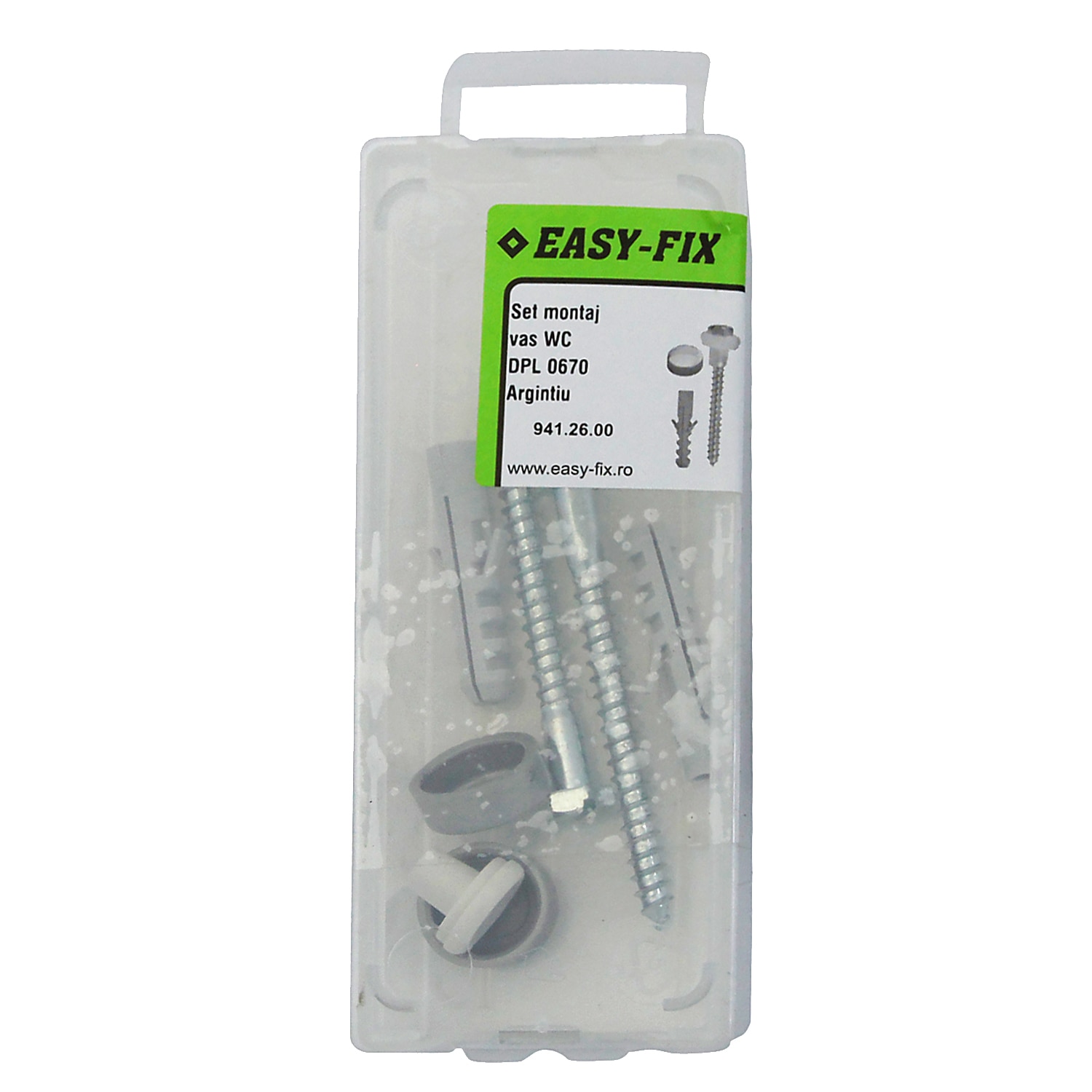 Be set vas wc dpl0670 argintiu