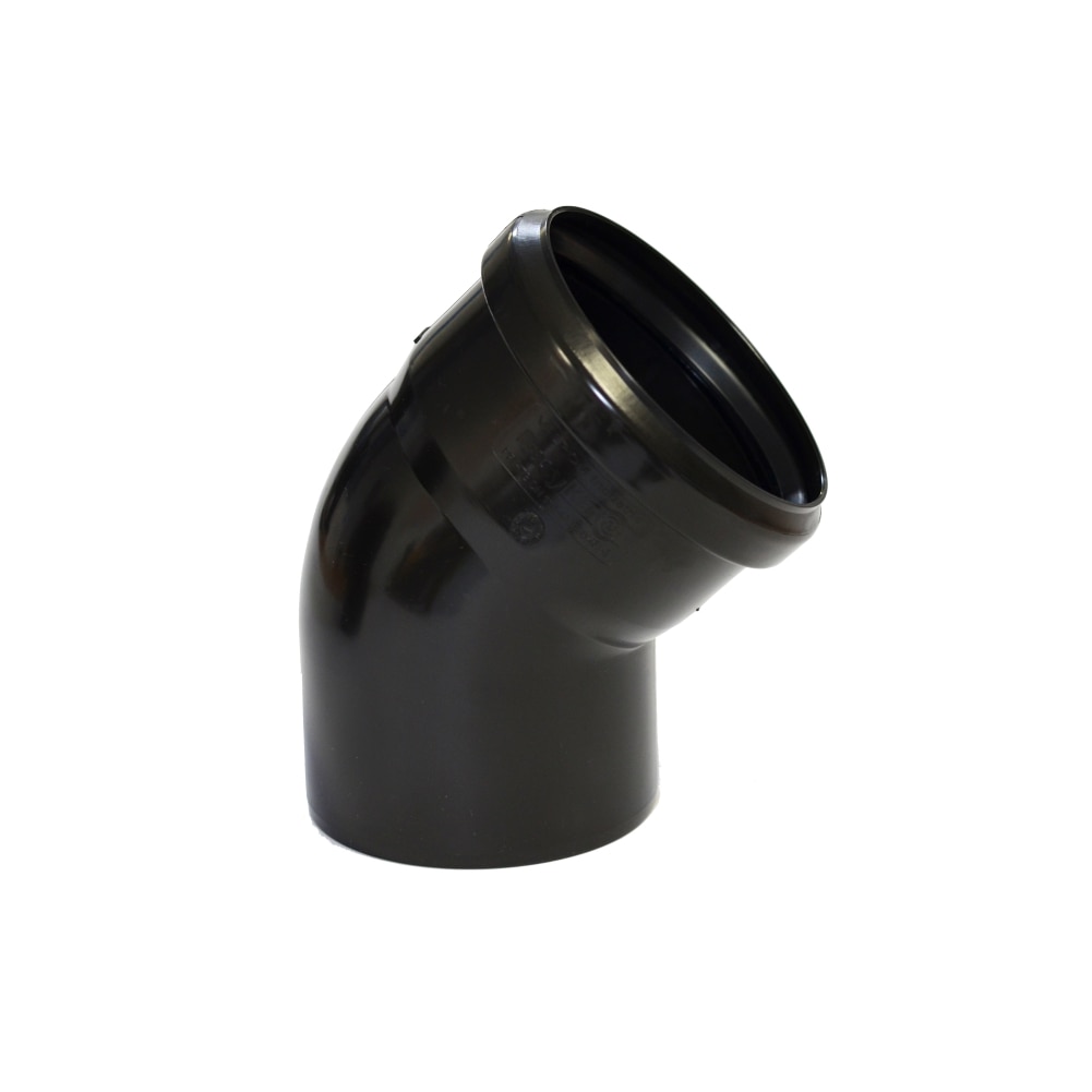 Cot PP canalizare, fonoabsorbant, PP-H, D110, 45 grade • Valrom