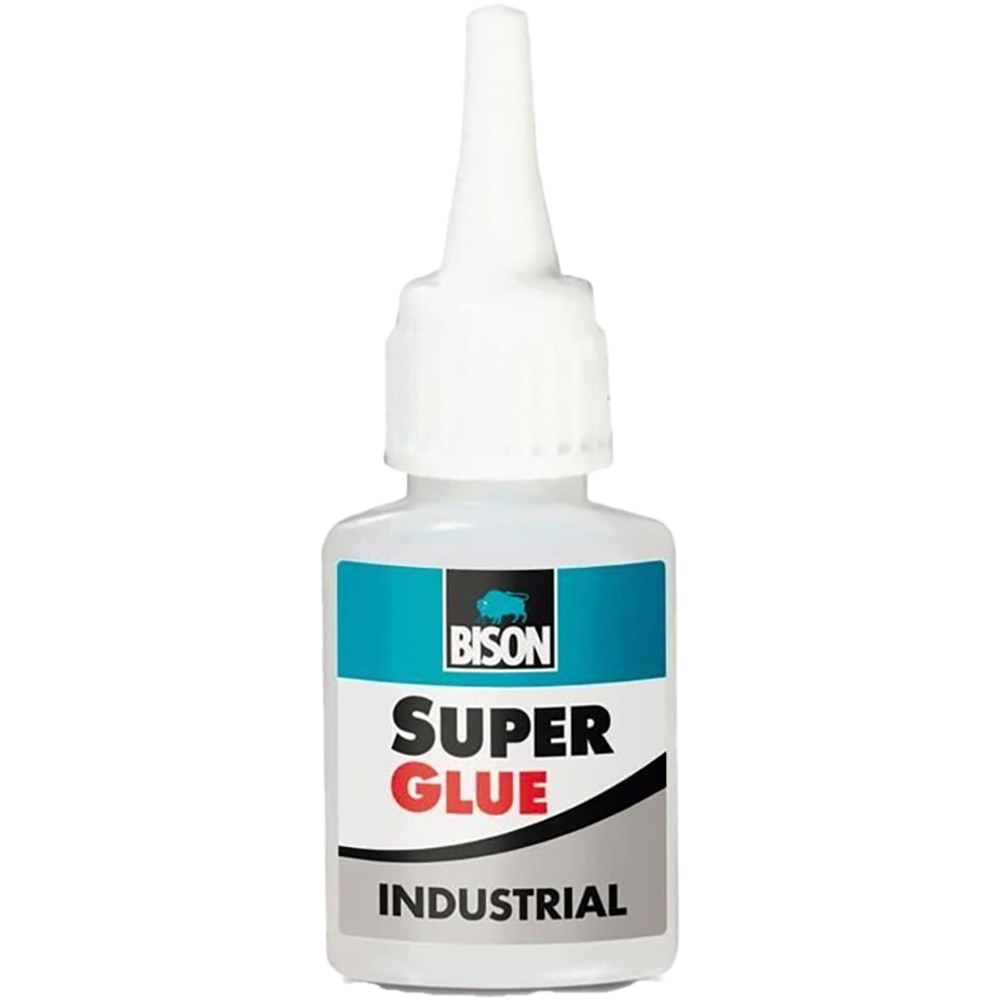 Super glue industrial BISON, transparent, 20g