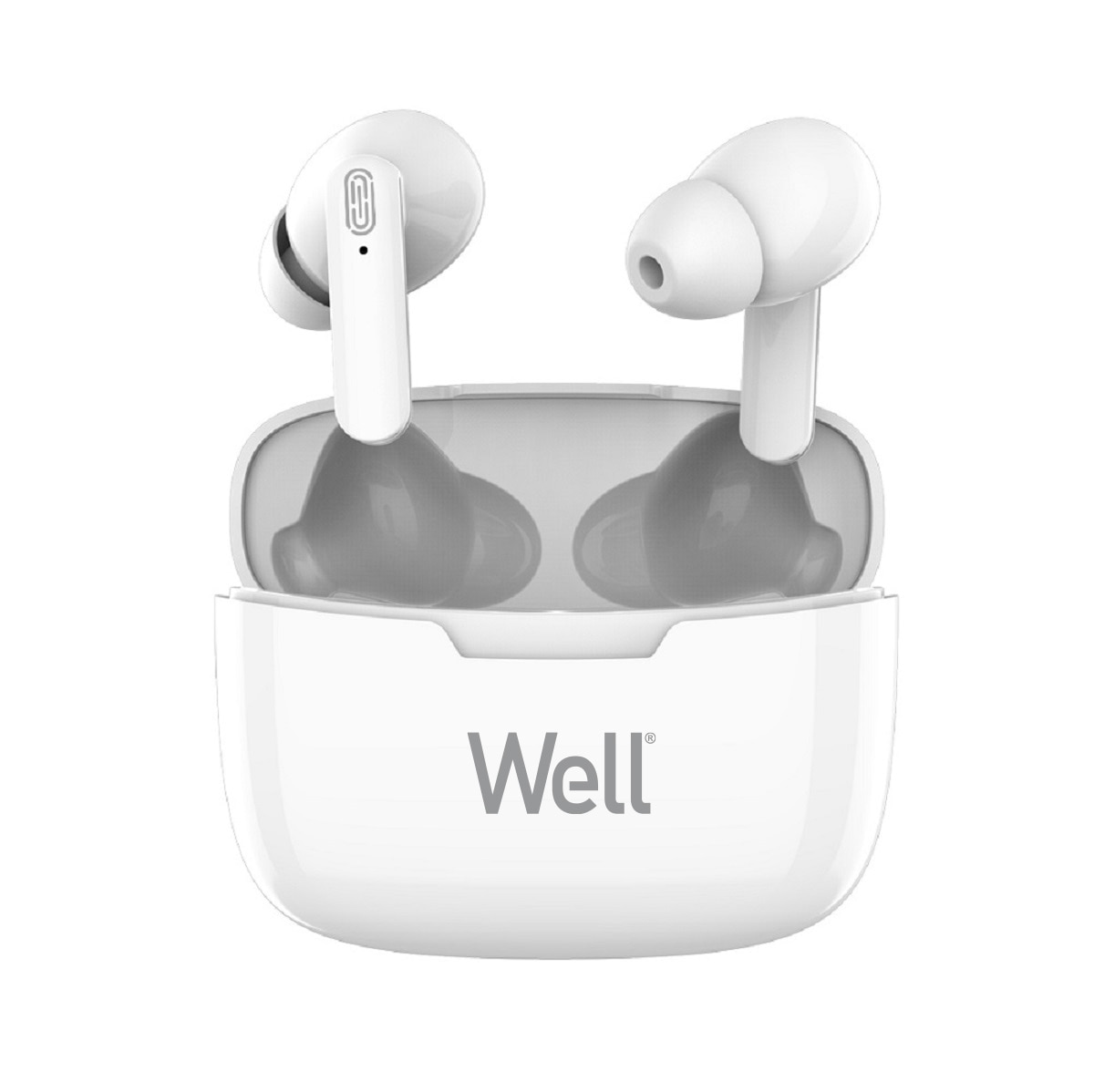 Casti Bluetooth, alb • Well Boost 