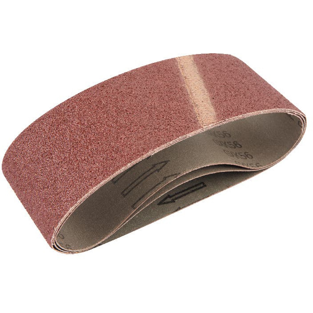 Banda abraziva MAC ALLISTER, 76x457mm, P80, 3 bucati