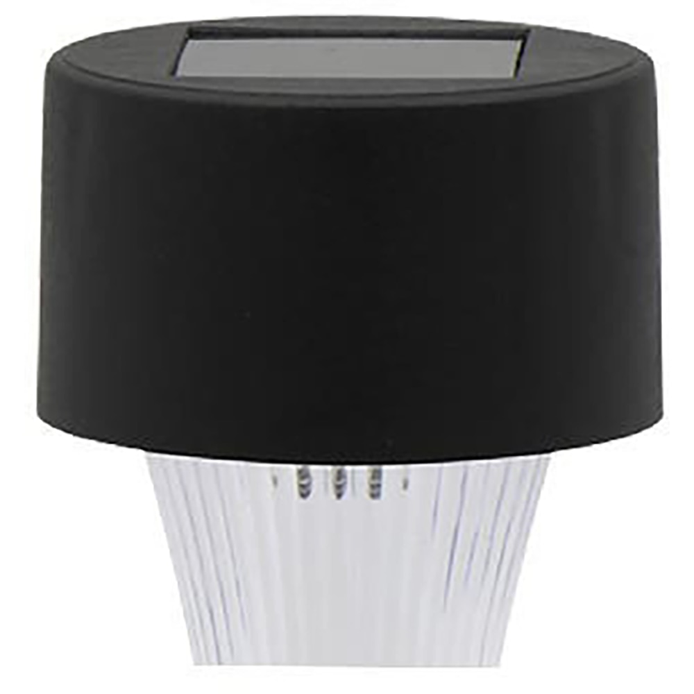 Set 10 lampi solare LED, 0,1 W, plastic, negru