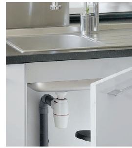 Sifon 1"1/4 lavoar conectare suplim  Wirquin