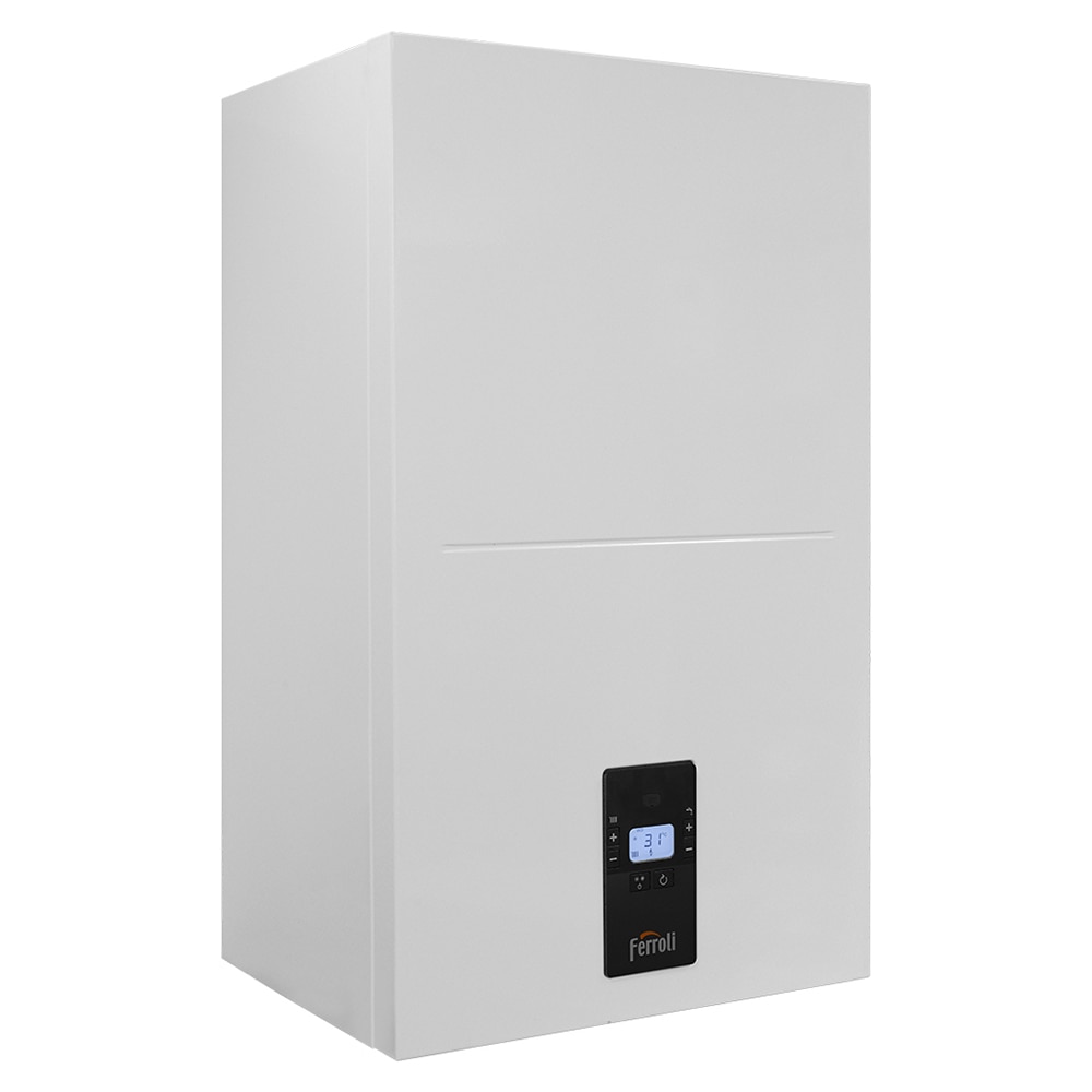Centrala termica pe gaz prin condensare Ferroli Bluehelix ALPHA 34 C, 30kW, kit evacuare inclus