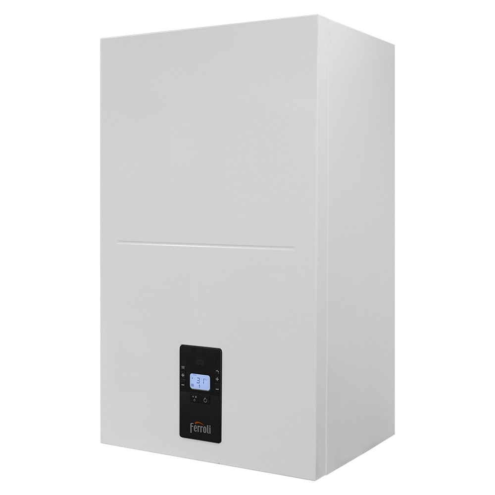 Centrala termica pe gaz prin condensare Ferroli Bluehelix ALPHA 34 C, 30kW, kit evacuare inclus