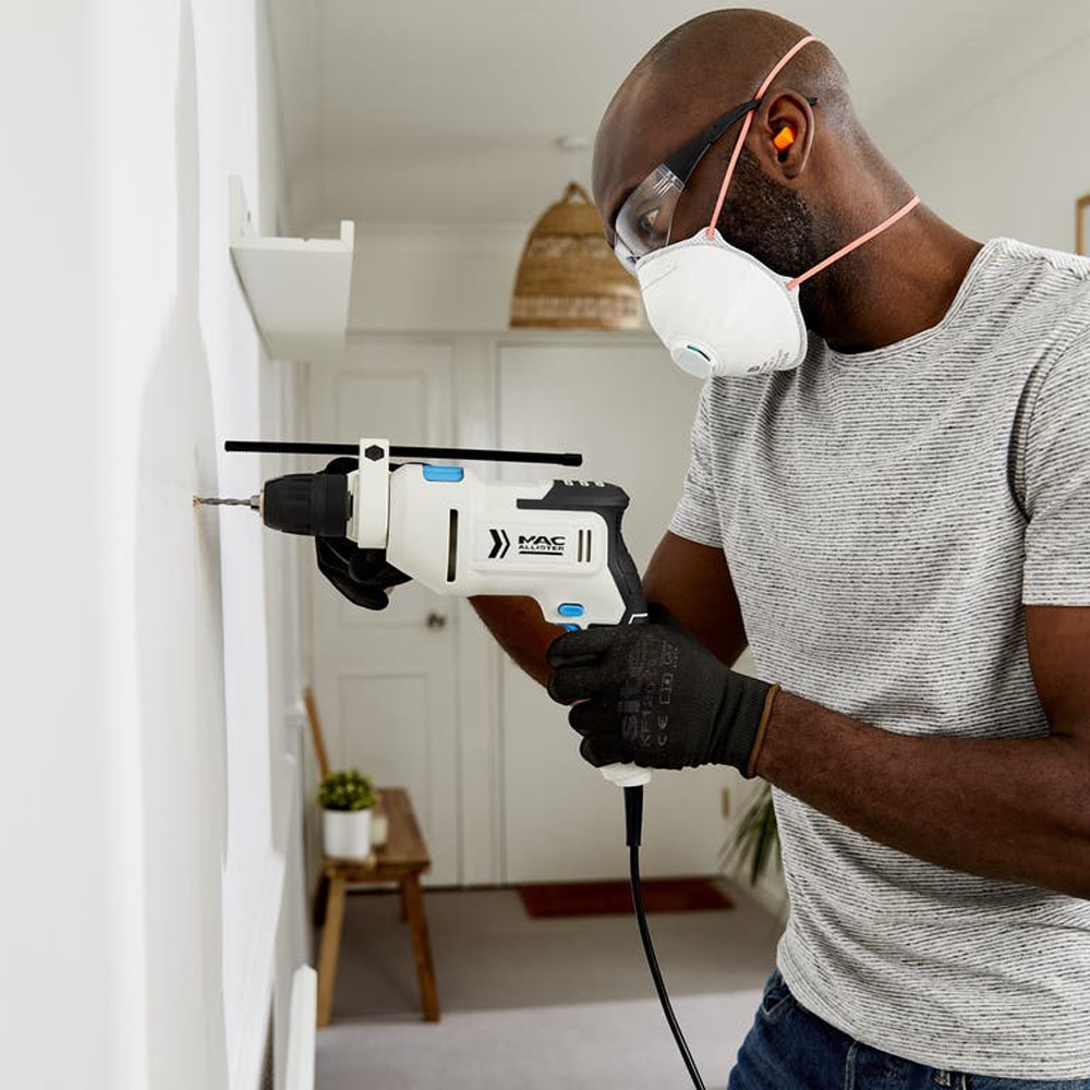 Masina de gaurit cu percutie (bormasina) Mac Allister MHD600, 600W, 3000rpm, mandrina rapida 13mm