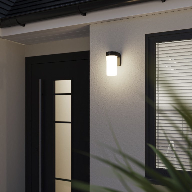 Lampa Led Exterioara, Hotham Solar, cu Senzor, 150Lm